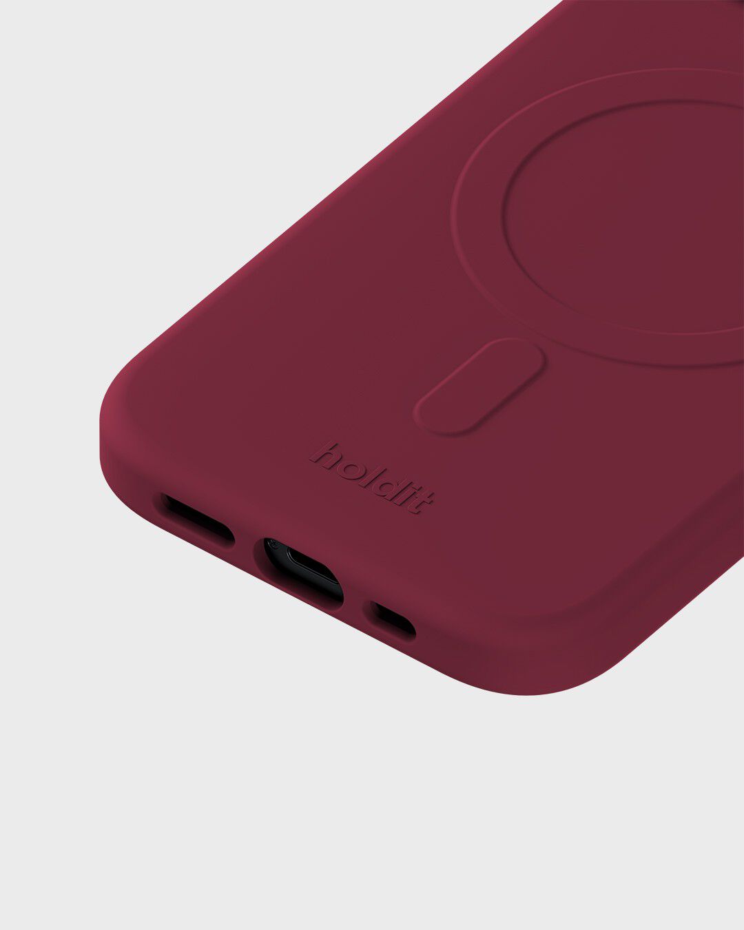 Soft Magsafe Case iPhone 15/14/13 Red Velvet