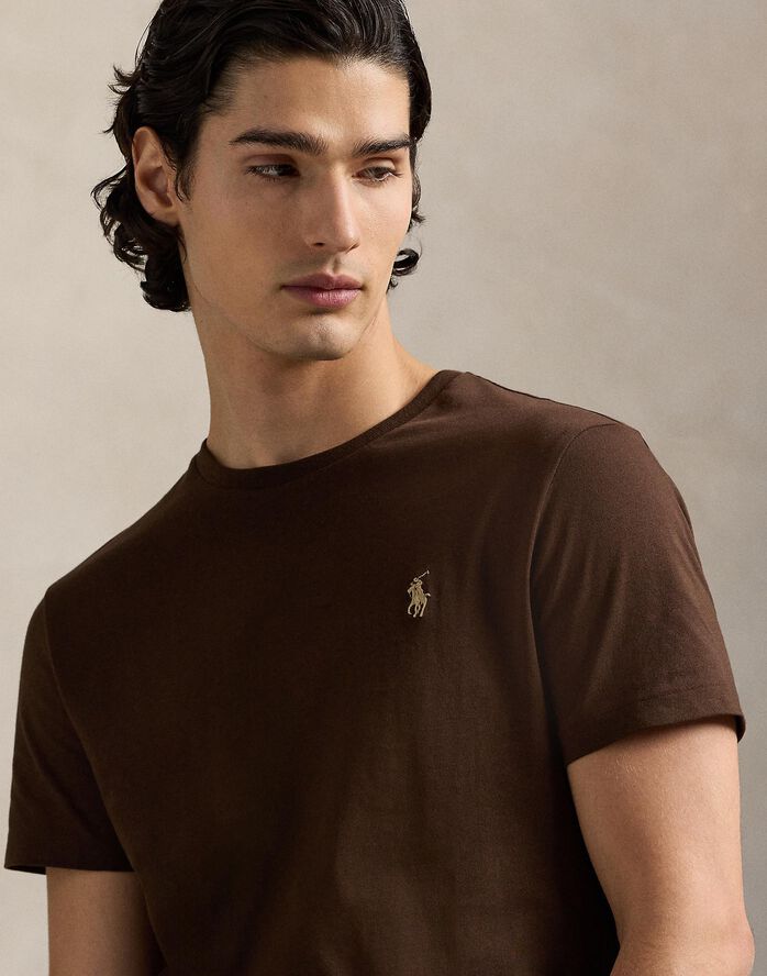 Custom Slim Fit Jersey Crewneck T-Shirt