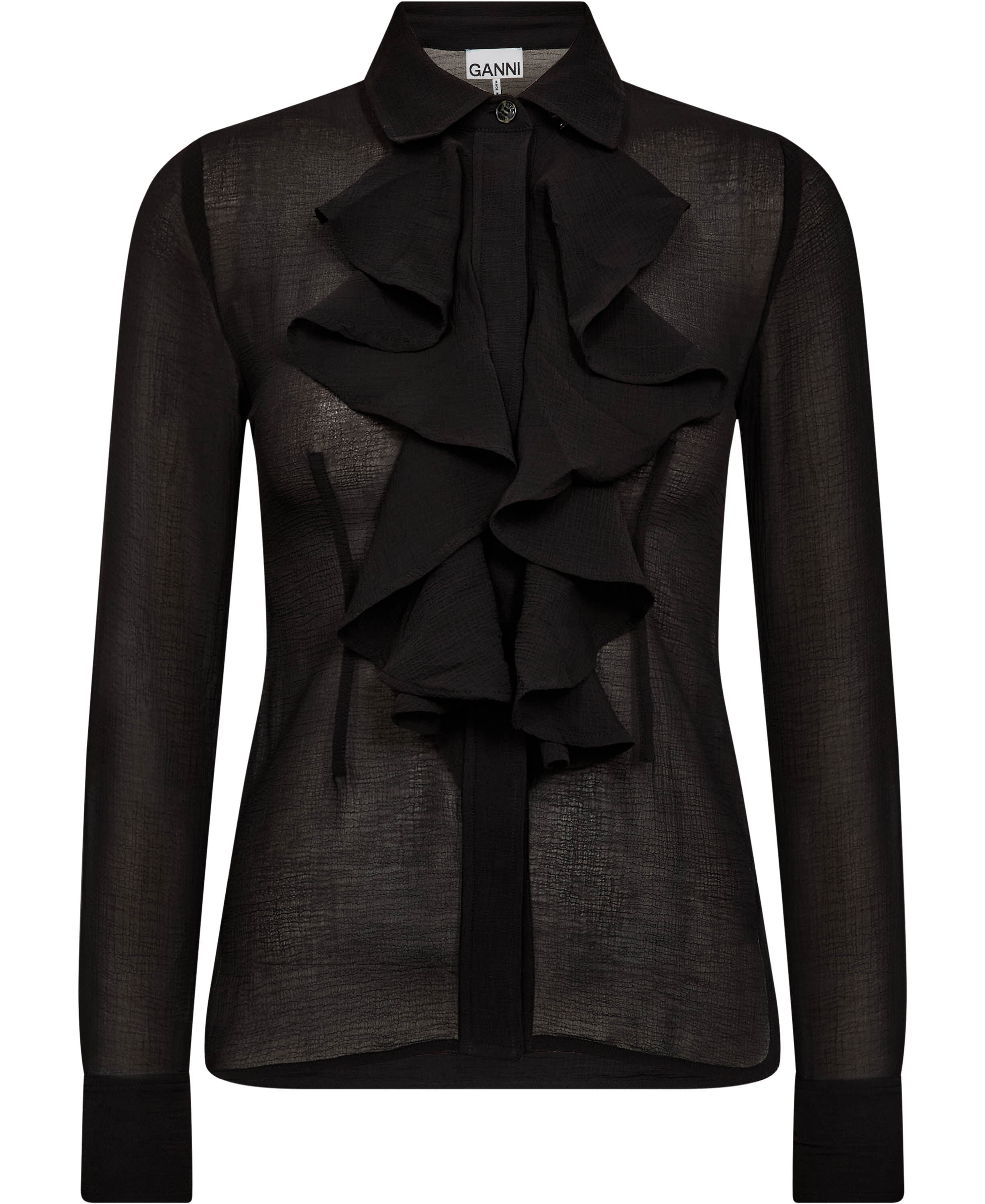 Chiffon Ruffle Shirt