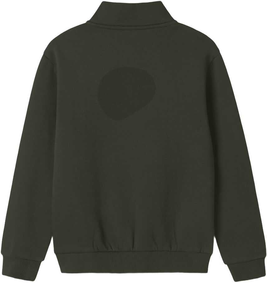 NKMBRODY LS NREG SWEAT ZIP BRU NOOS