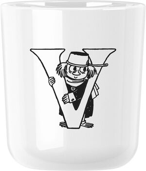 Moomin ABC mugg - V 0.2 l. Moomin white