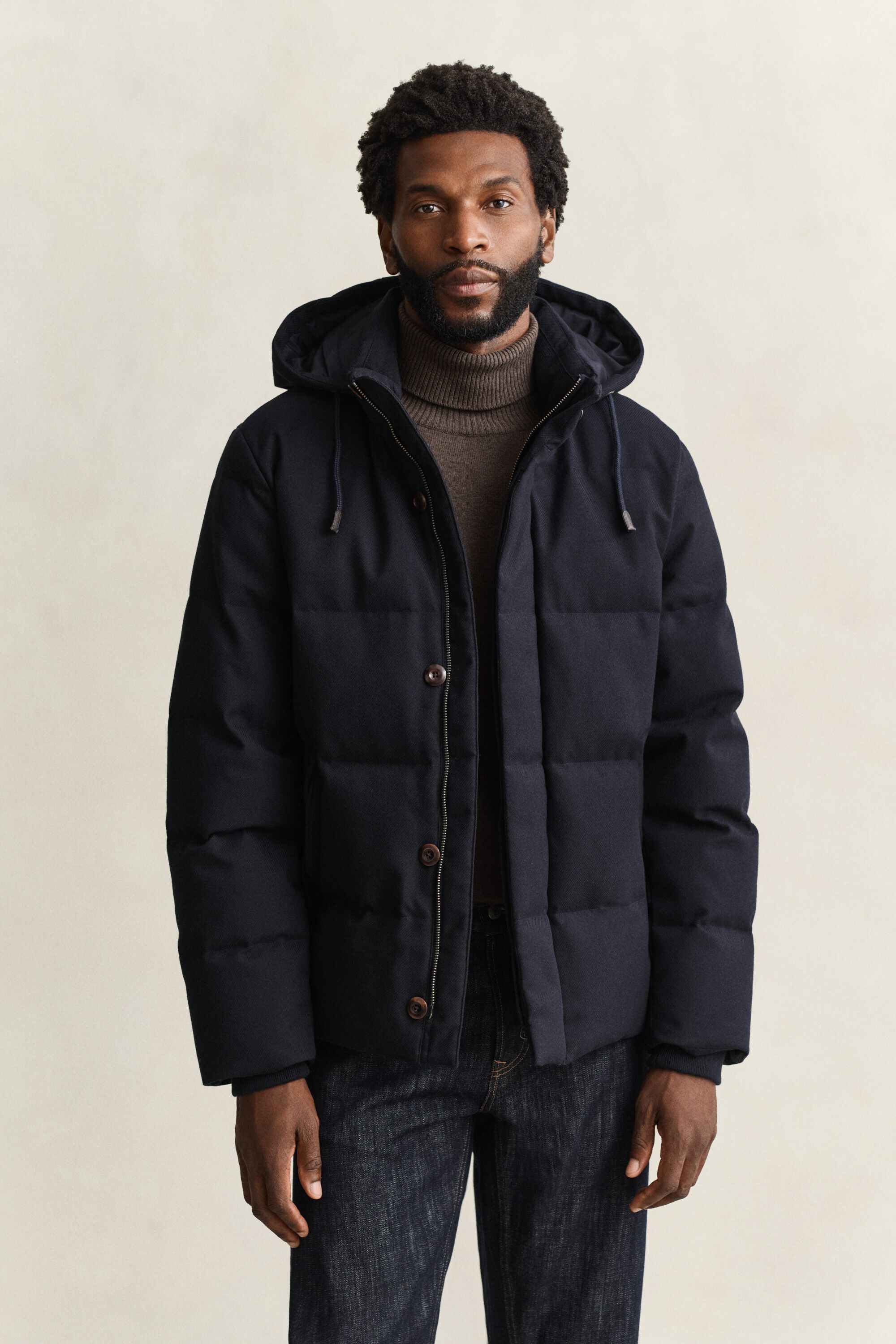 FLANNEL DOWN JACKET