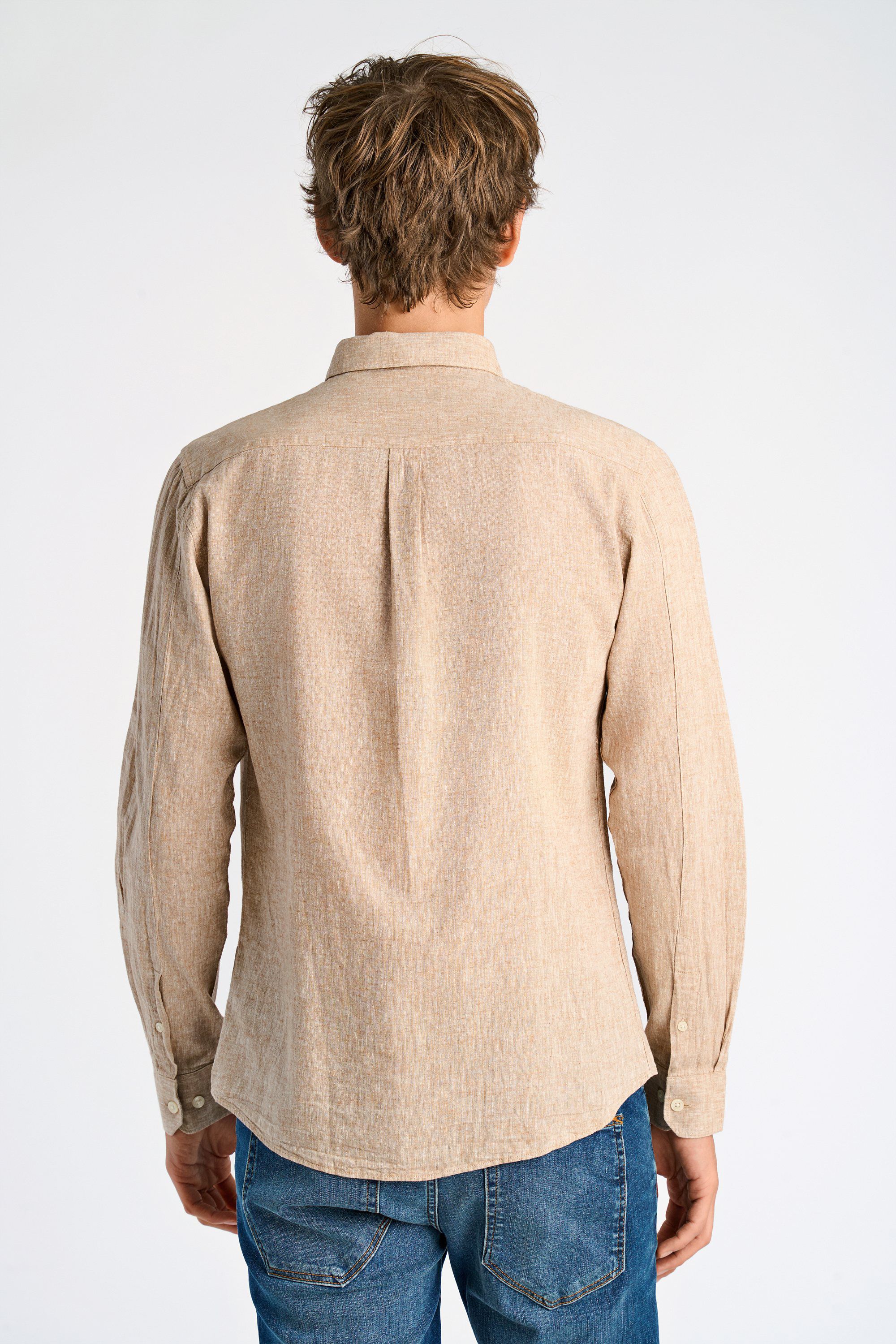 Cotton/linen shirt L/S