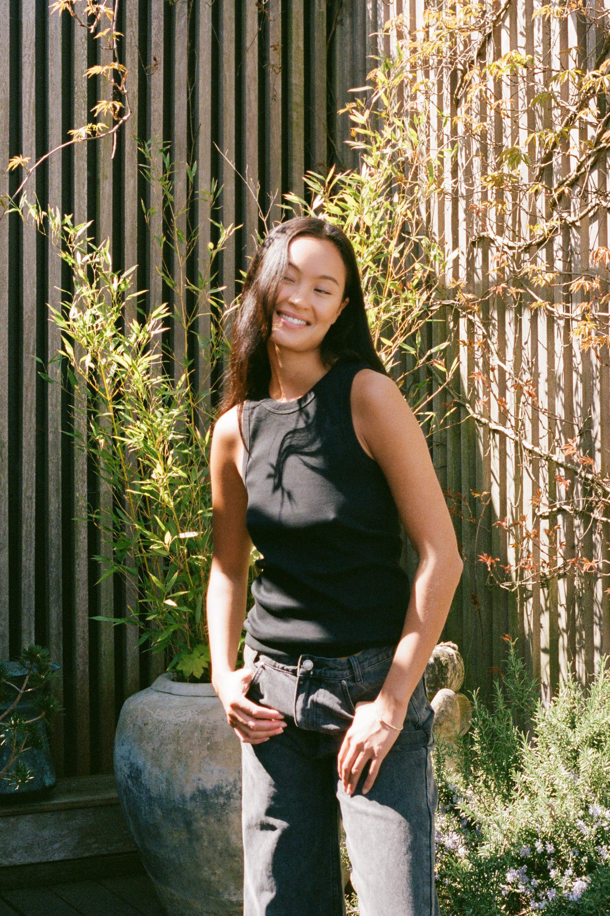 Rib jersey tank - Nelle