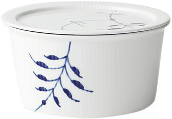 Blue Fluted Mega sk&aring;l med lock 100 cl