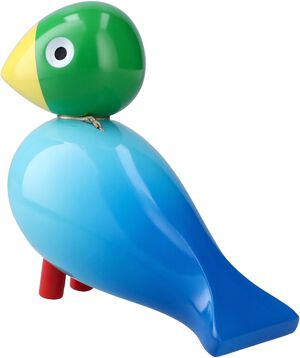 Story Bird Styrke H15. 5 cm bl&aring;