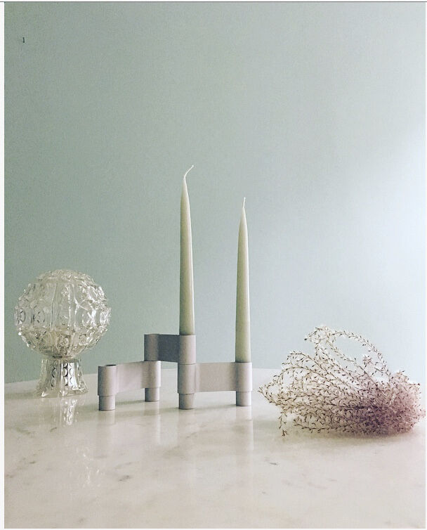 LINK, CANDLE HOLDER, MATT ALUMINIUM, 11060M