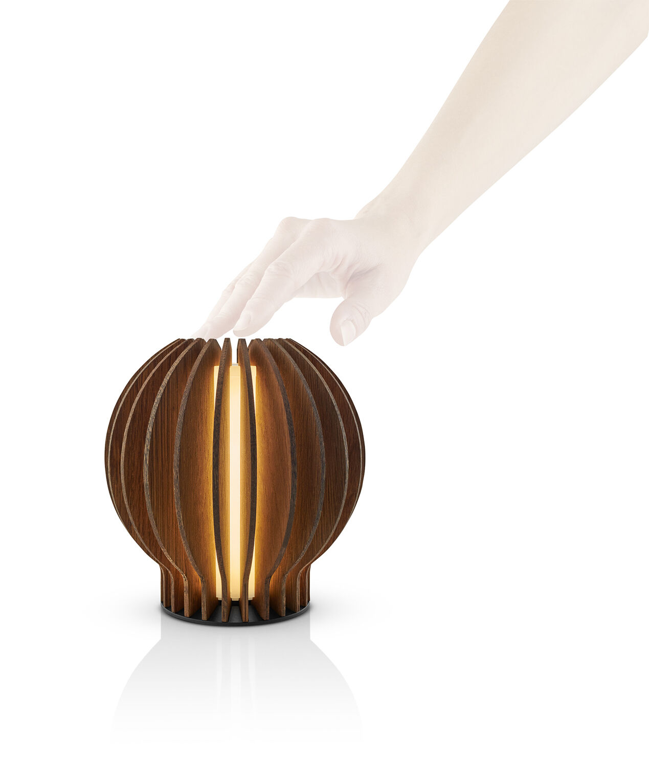 Radiant rund LED lampe Smoked