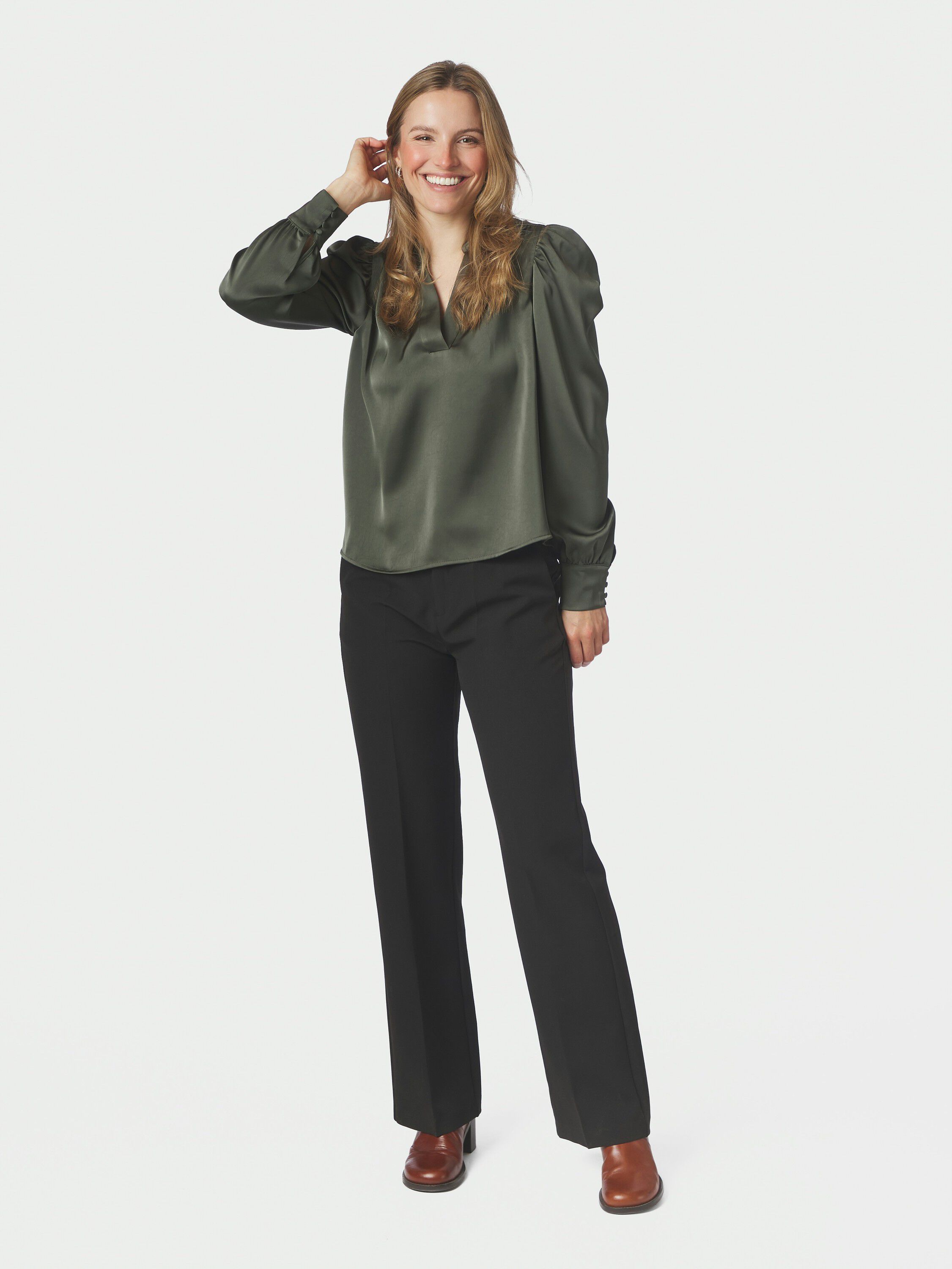 Rosslyn Heavy Sateen-blus