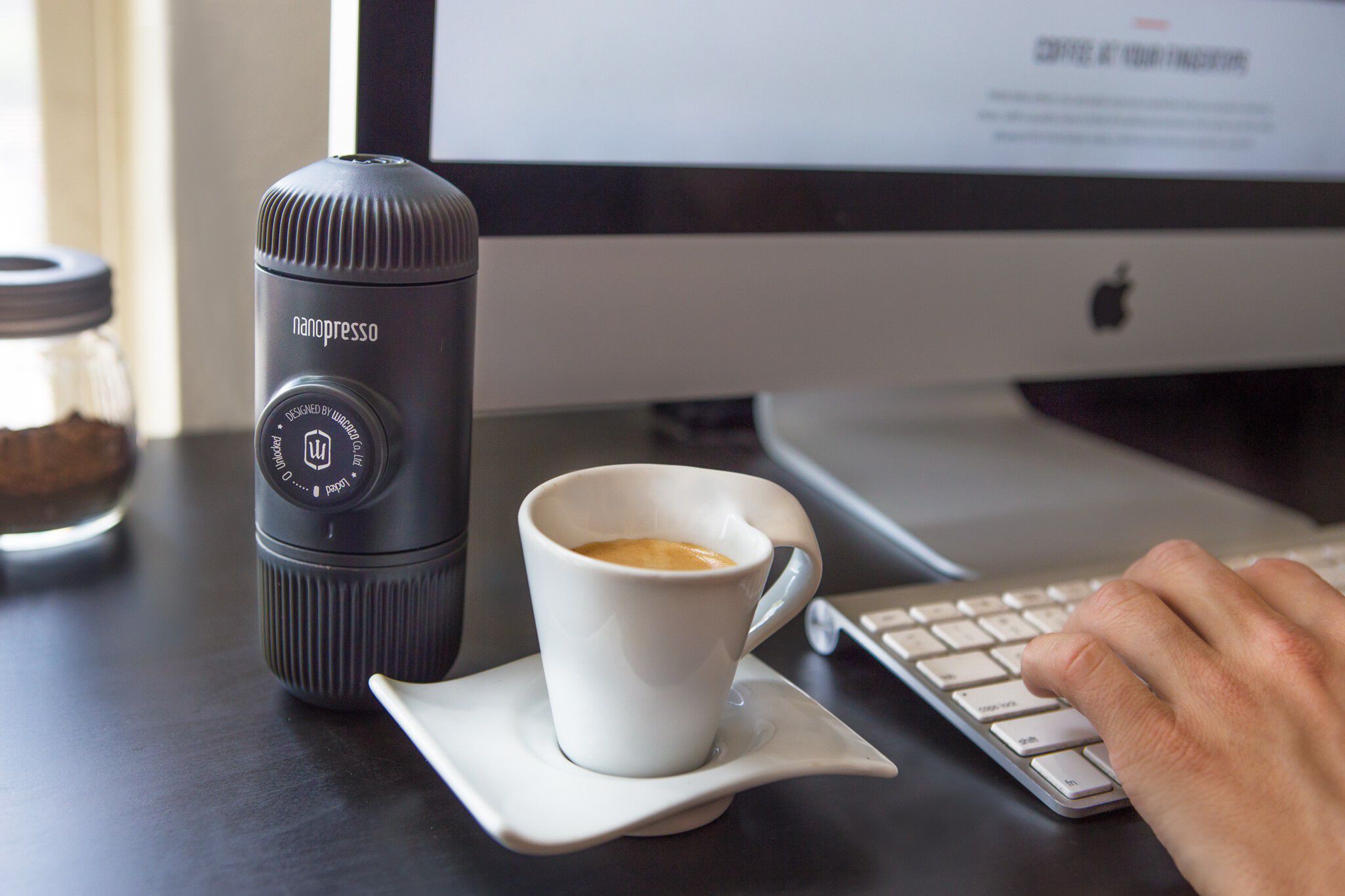 Wacaco Nanopresso Espresso Coffee Maker, Grey