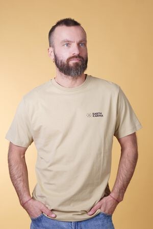 EARTH KARMA BRUSHED T-SHIRT