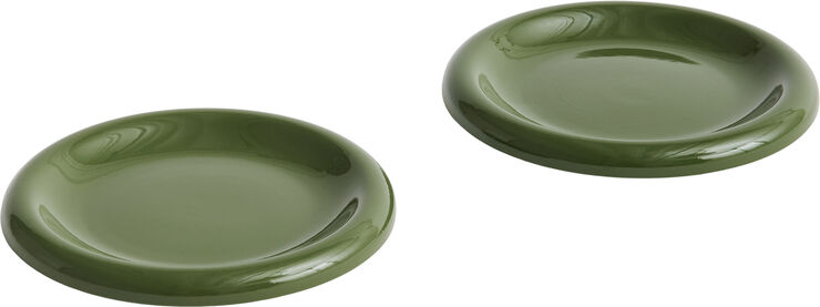 Barro Plate-Set of 2-Ø18-Green
