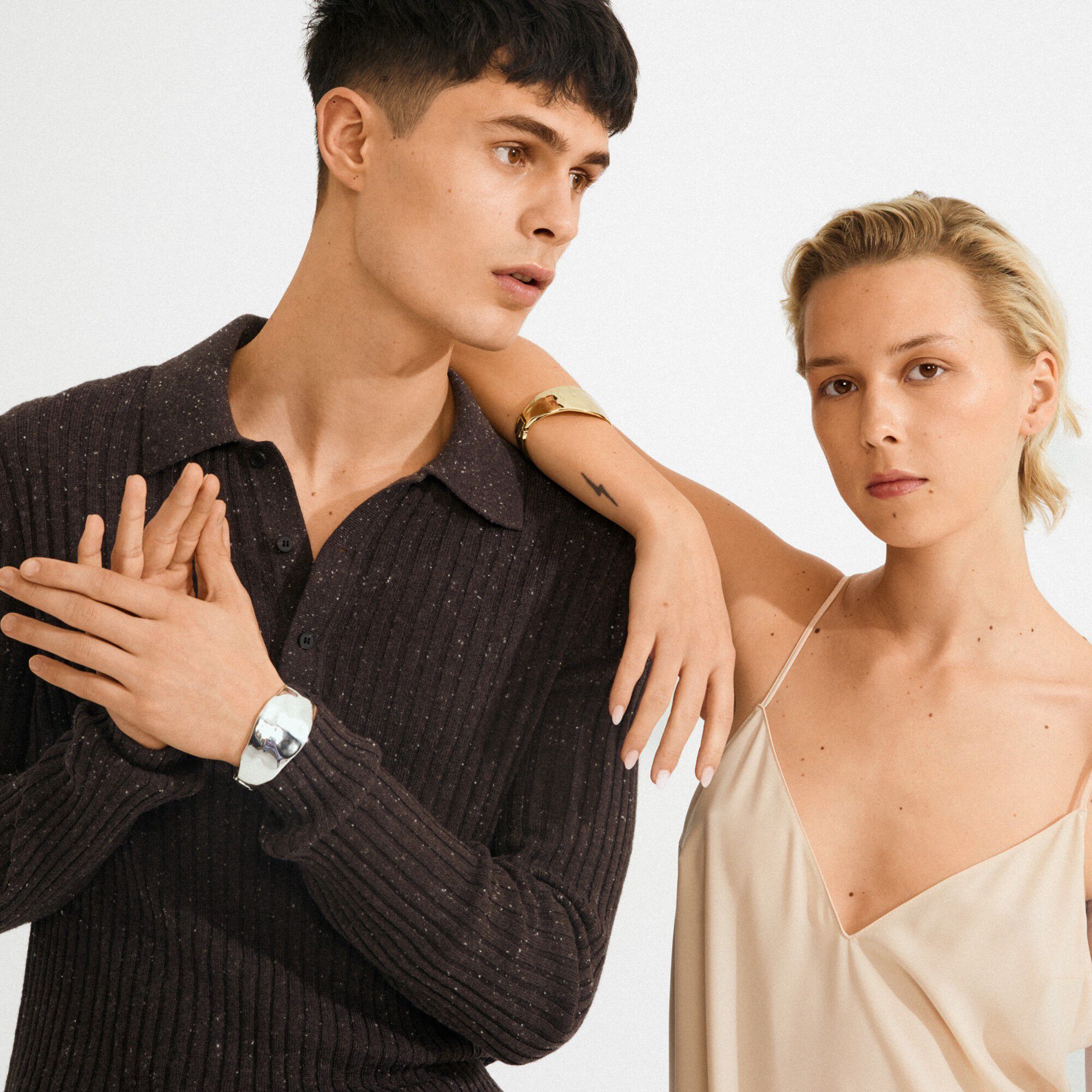 SPARKLE armb&aring;nd guldbelagt