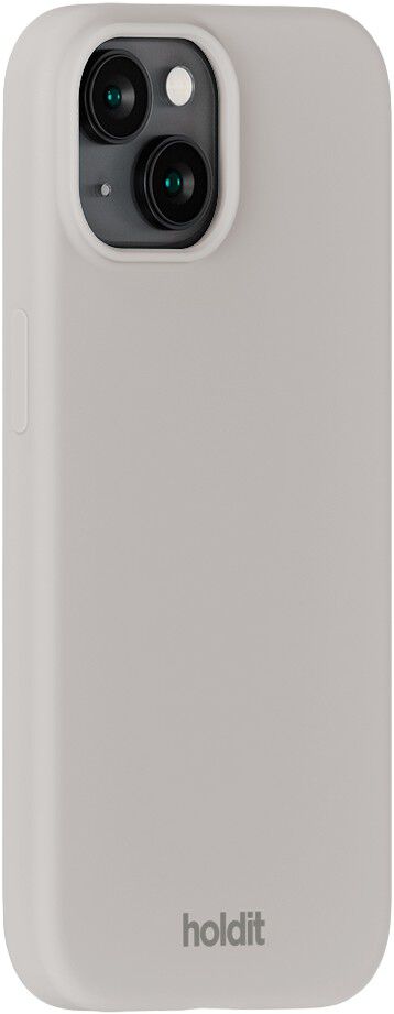 Silicone Case iPhone 15 Wool Gray