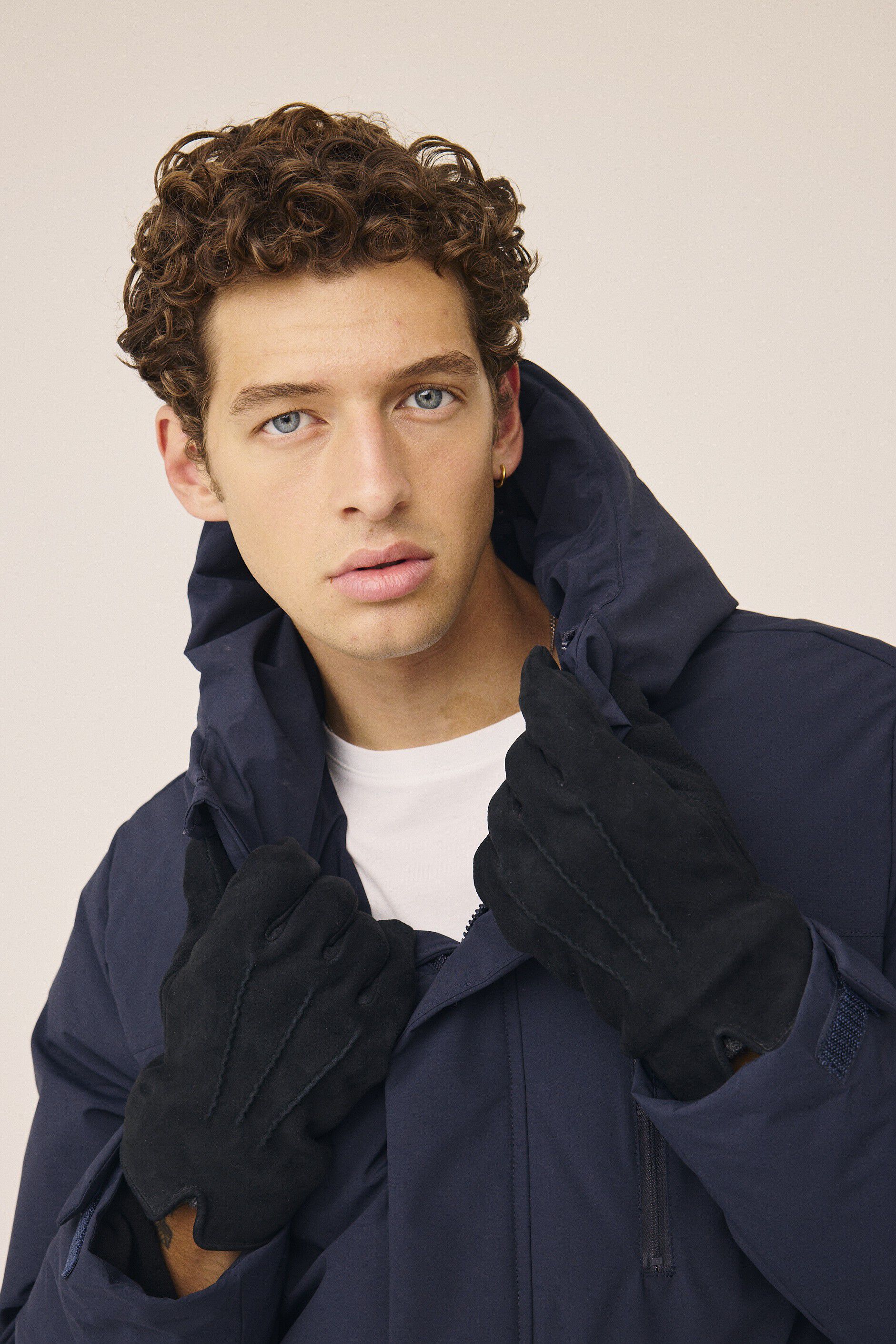 Matheo 2 LWG Sheep suede & wool mix gloves