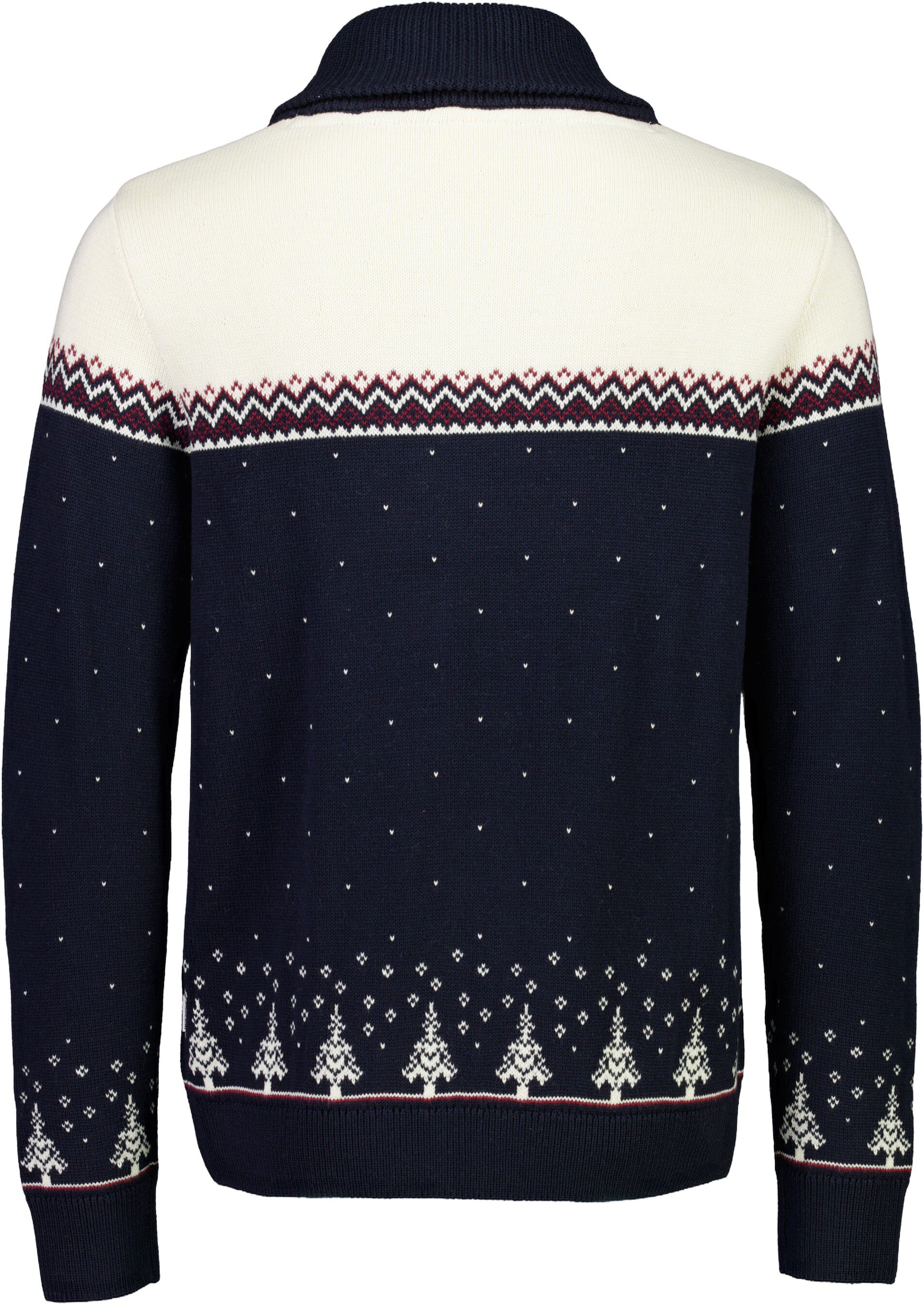 Xmas shawl collar knit