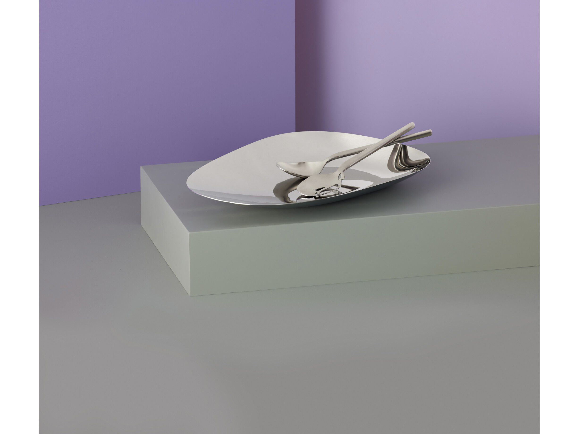 Salladsbestick Dorotea 27 cm Matt st&aring;l