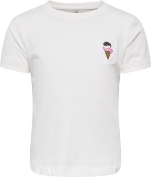 KMGVEGA LIFE SS REG EMB TEE BOX JRS