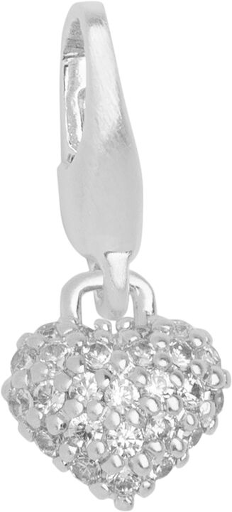 Mini Sparkle Heart Charm