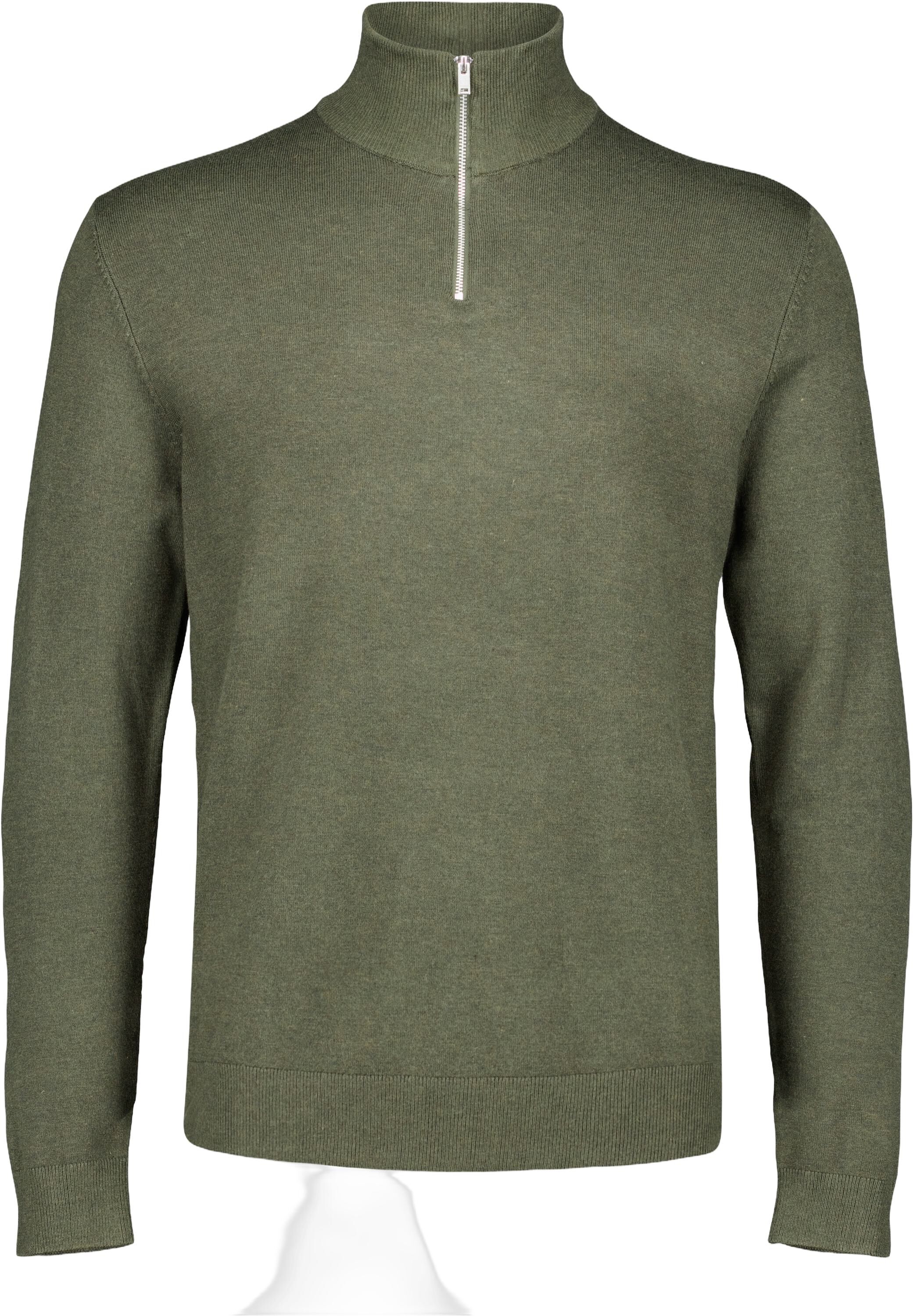 Ecovero half zip L/S knit