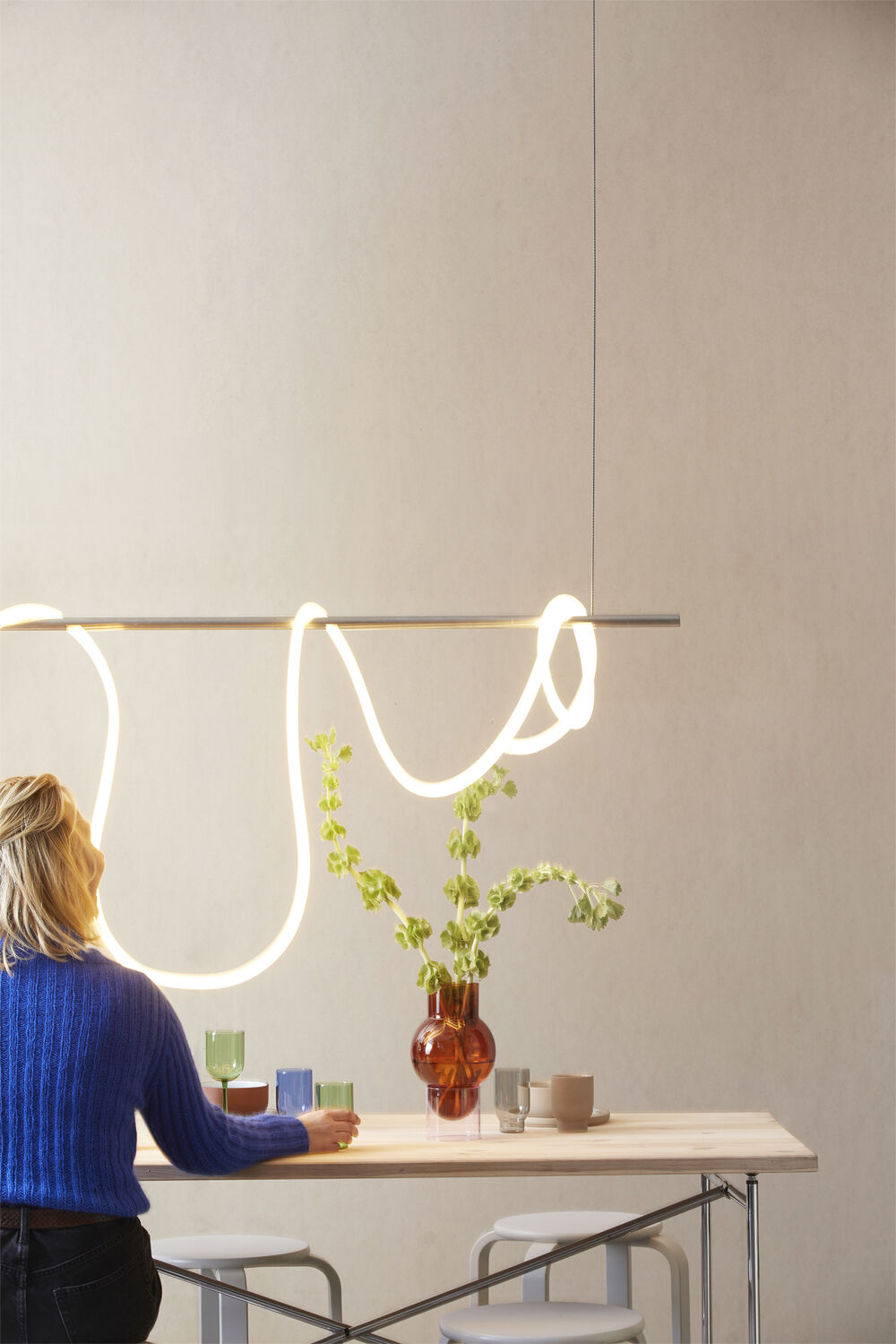 Flex tube, 5 m, warm white, 500016W