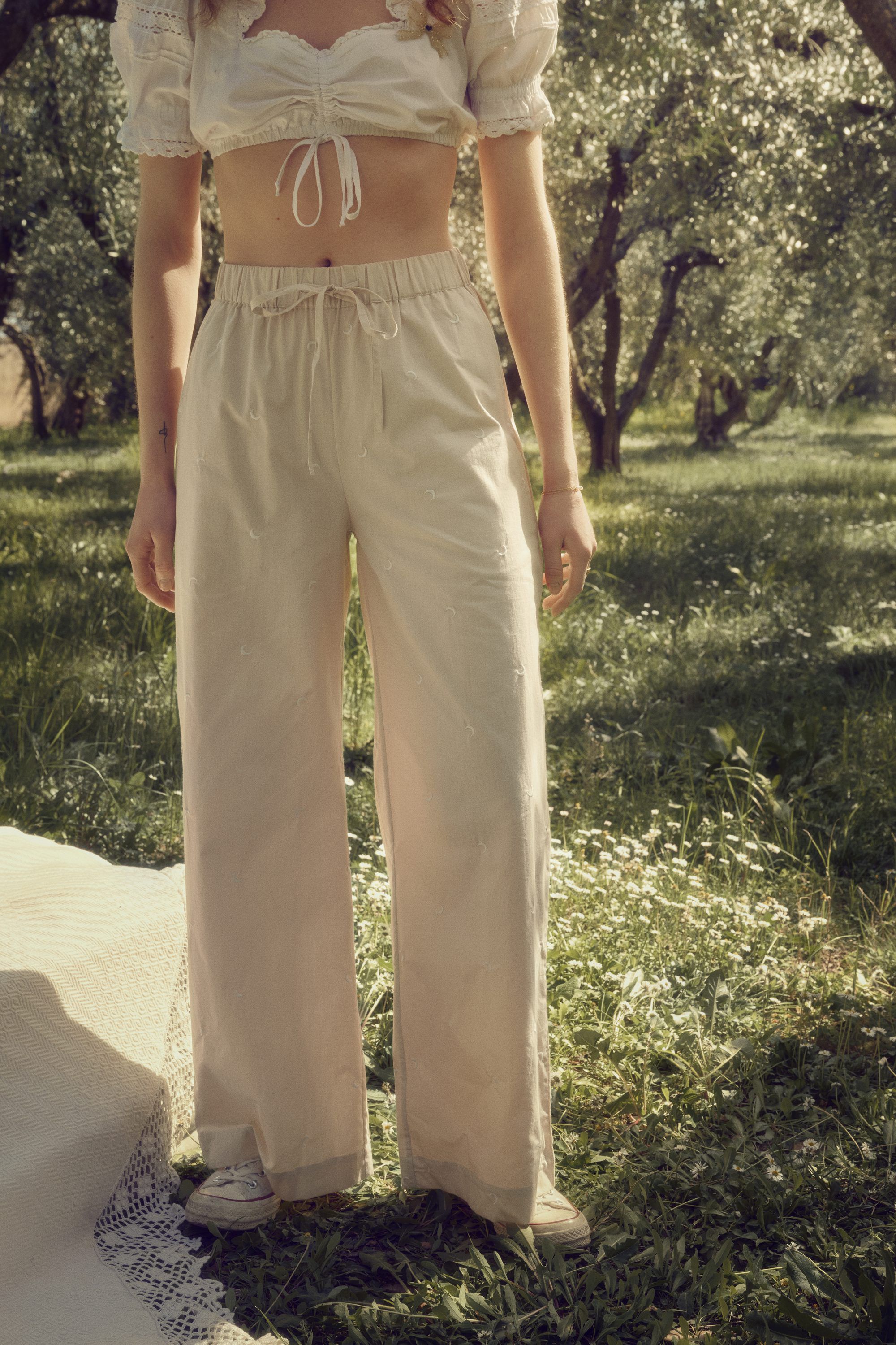 Heather Pants Light Sand