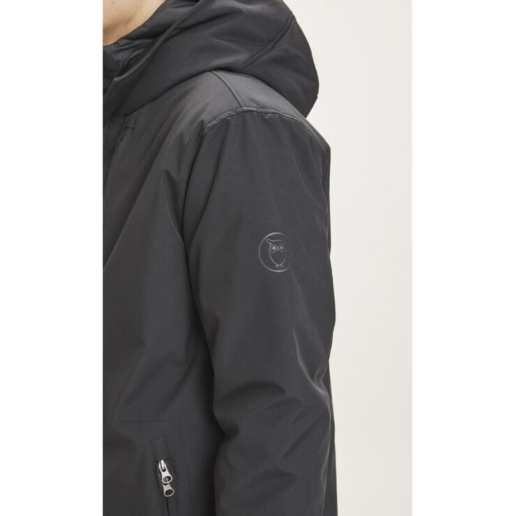 Long soft shell jacket CLIMATE SHELL - GRS/Vegan