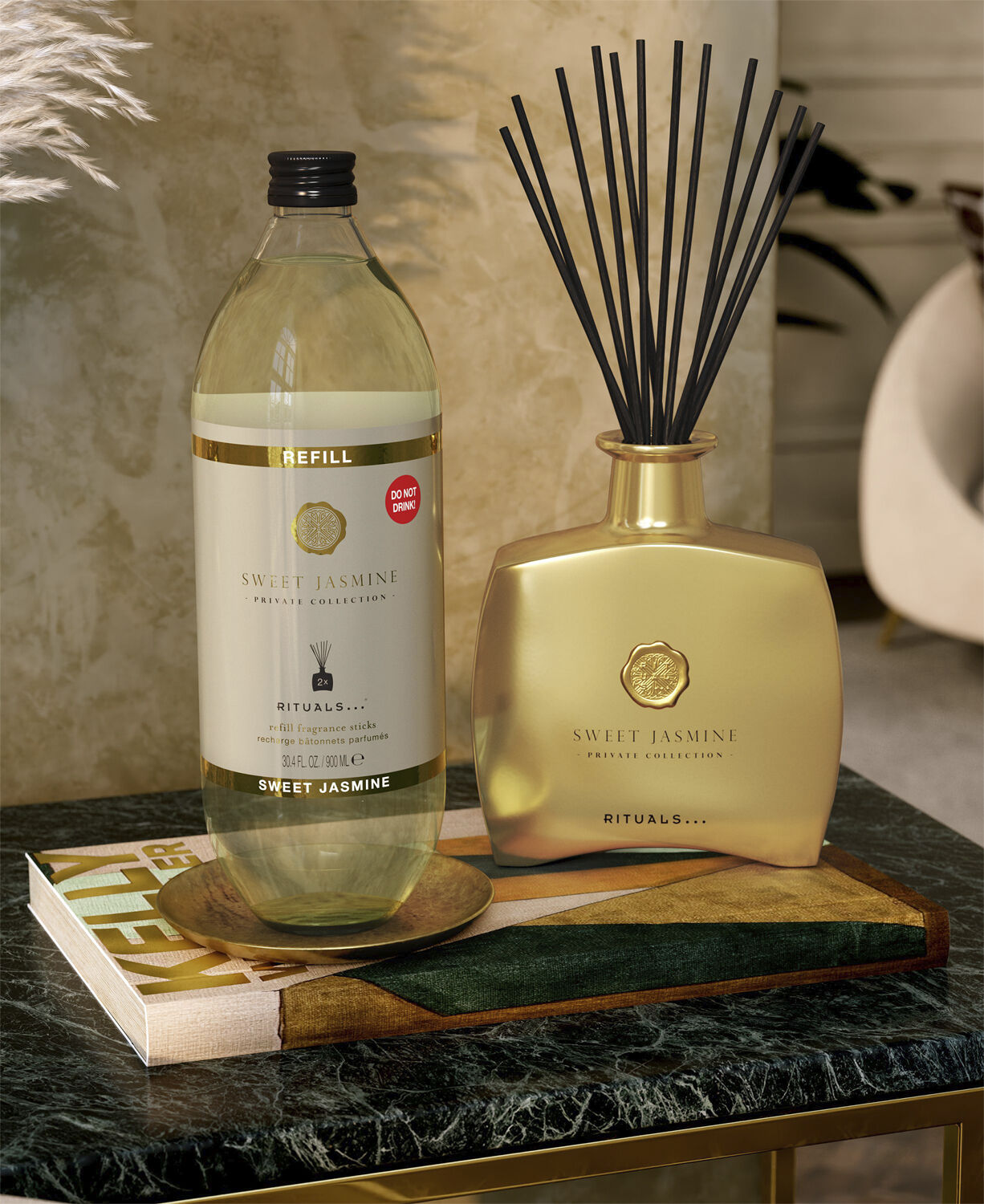 Sweet Jasmine Refill Fragrance Sticks 900ml