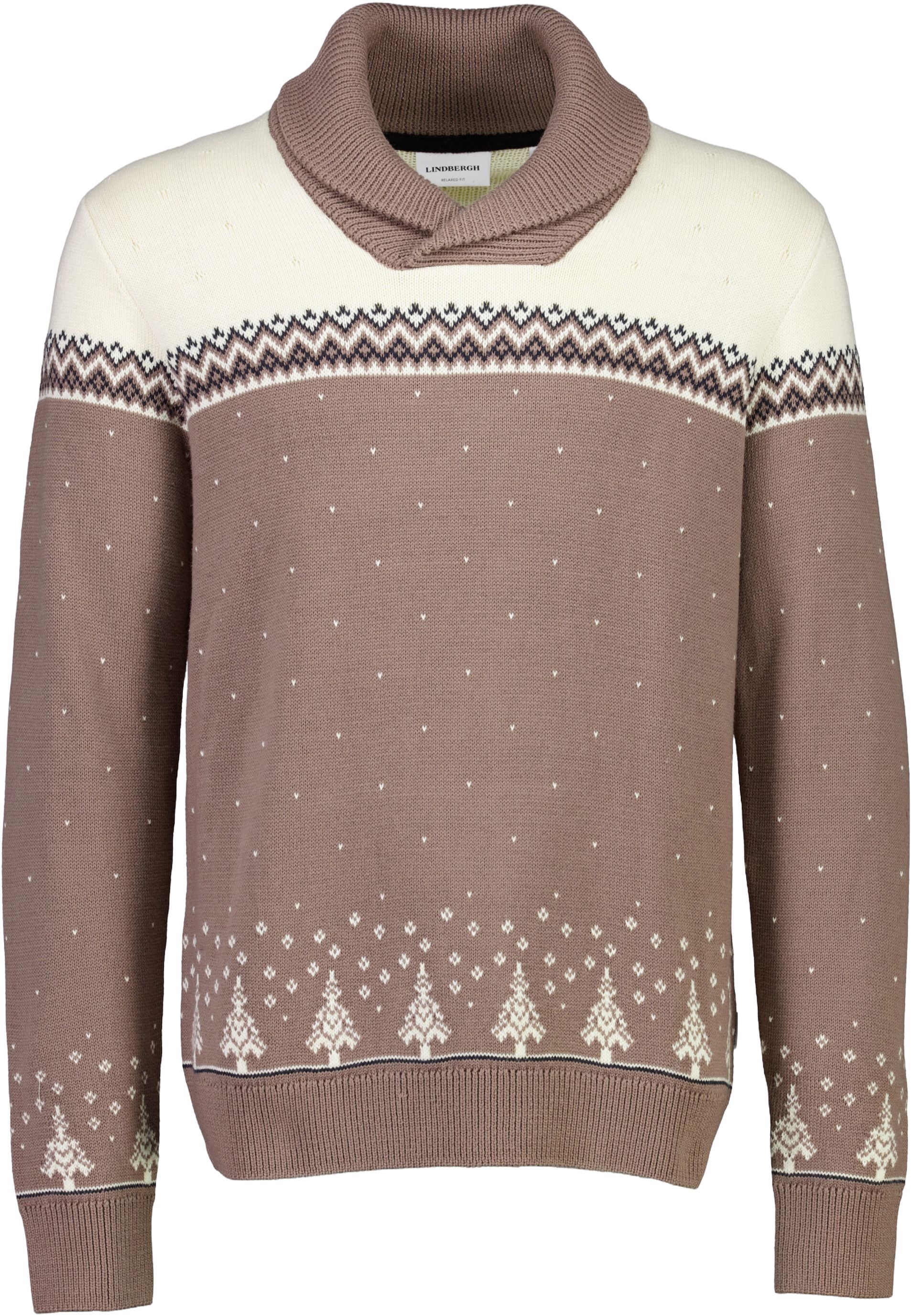 Xmas shawl collar knit