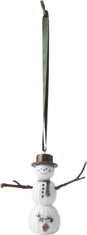 Hammersh&oslash;i Christmas Sn&ouml;gubbe h&auml;ngande H9,5 vit m. deko