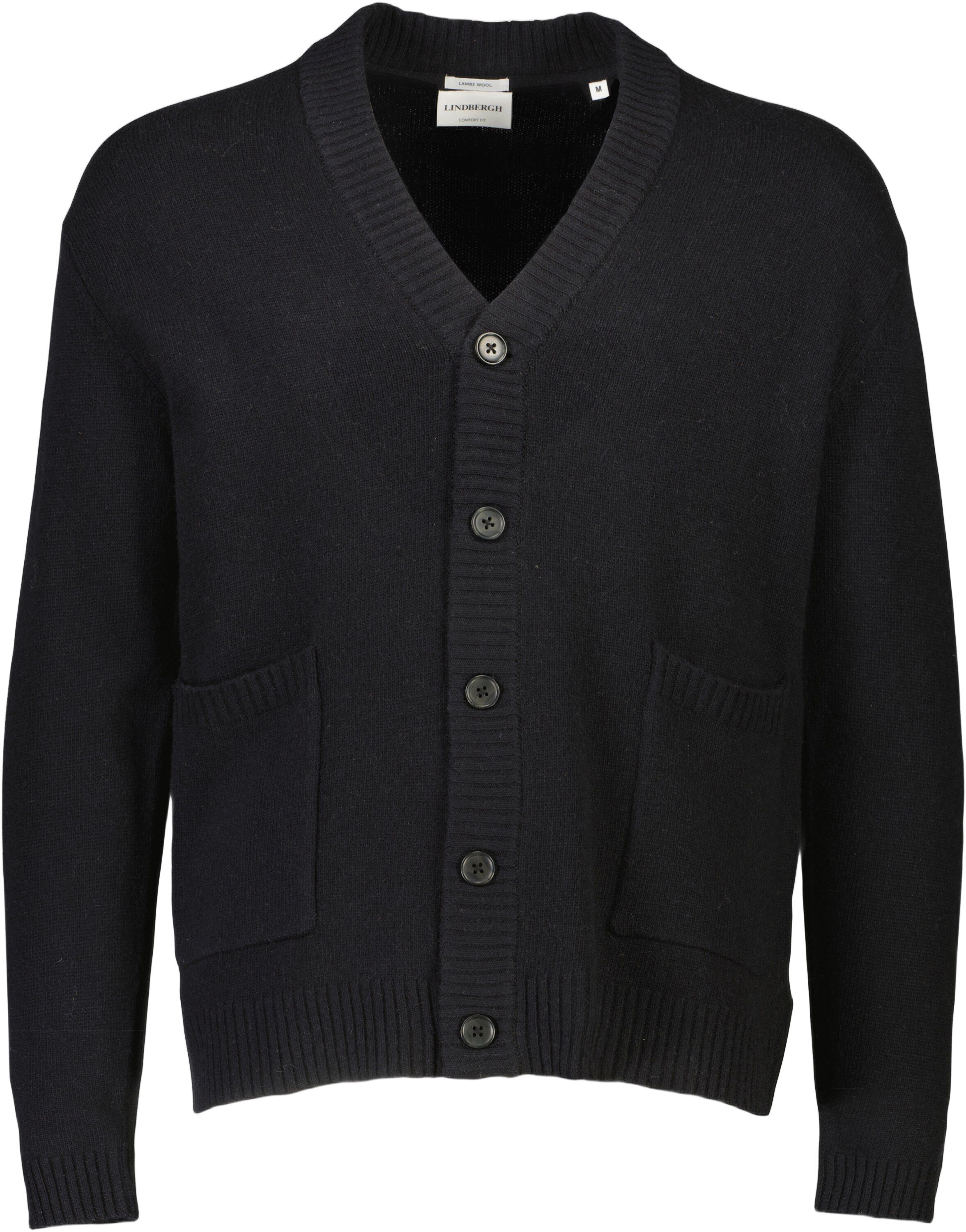 Lambswool button cardigan