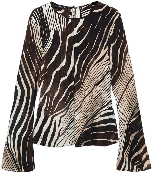Zebra print blouse