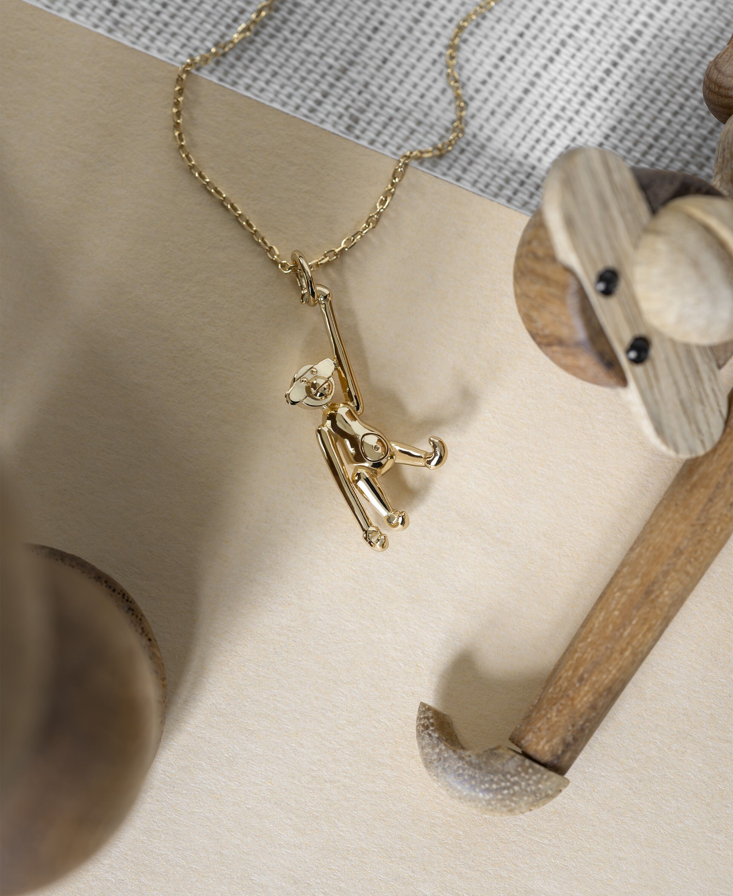 Aben i 18 karat forgyldt s&oslash;lv uden k&aelig;de