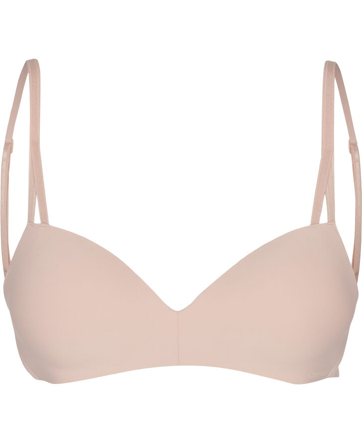 Wireless push-up bra