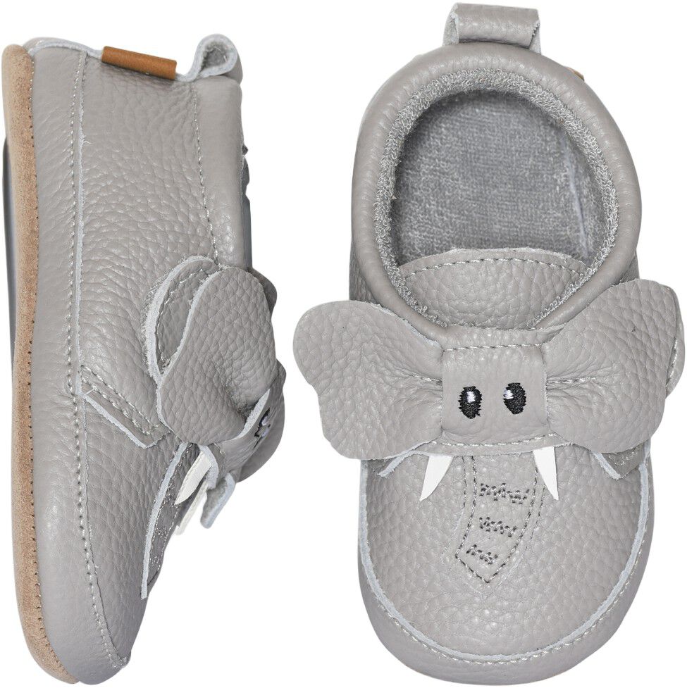 Elephant leather slippers