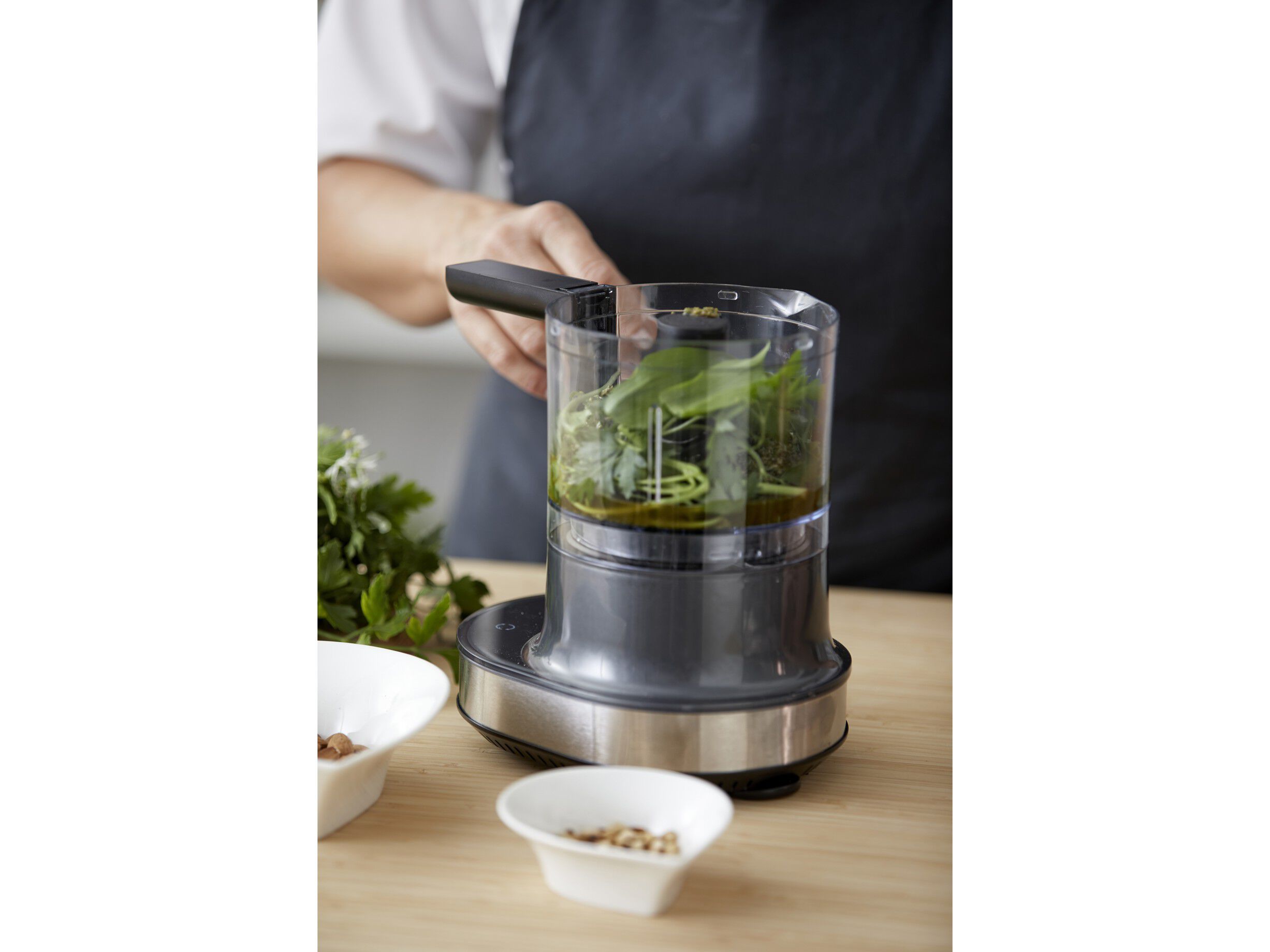 Multihackare 300 watt Gr&aring;/Svart