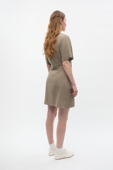 ENMARTINA SS WRAP DRESS 7244