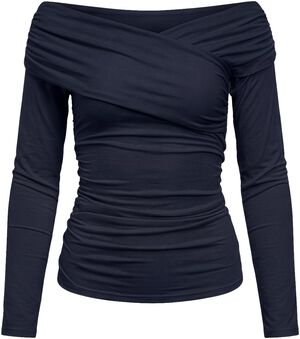OBJLEVIH L/S CROSS OVER TOP NOOS