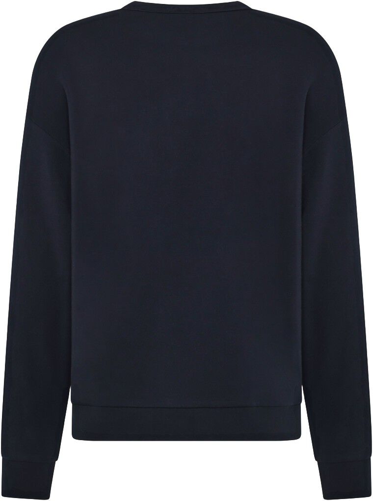 Relaxed printed crew neck