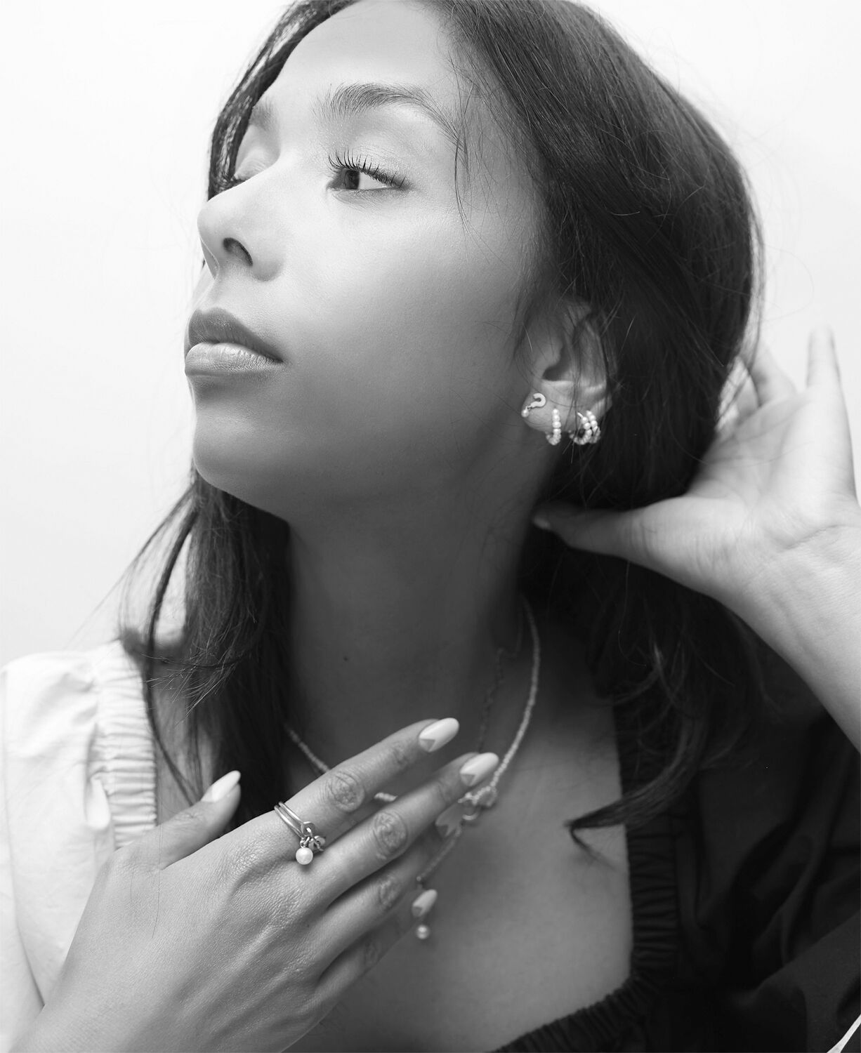 ROW | PEARL TWIST EARRING | GOLD PLATED