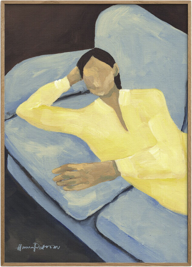 The Poster Club x Hanna Peterson - Blue Sofa