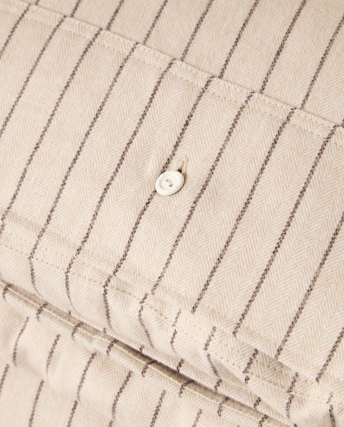 Pin Striped Cotton Flannel Bed Set