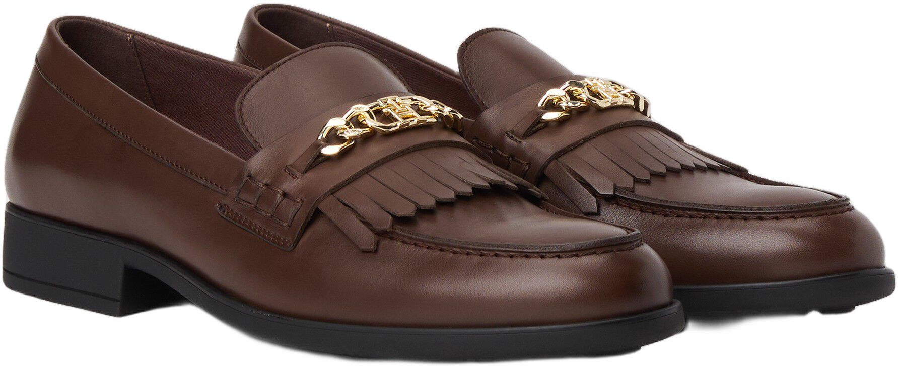 TH CHAIN FRINGE LEATHER LOAFER