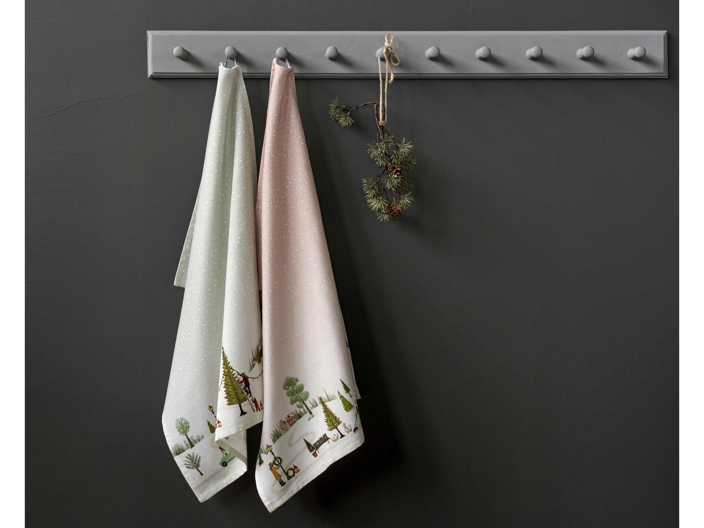 K&ouml;kshandduk Vinter 70 x 50 cm Woodrose