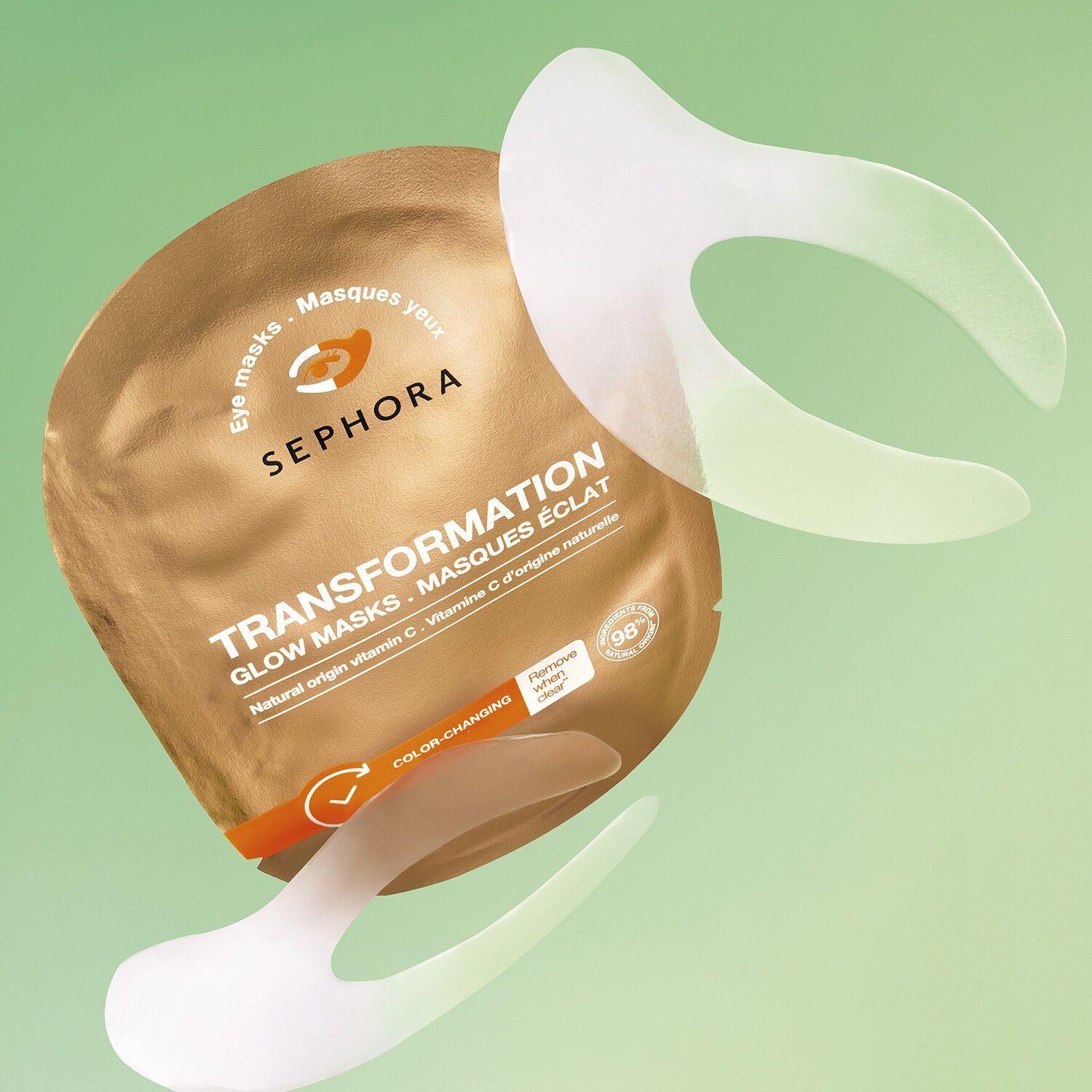 Transforming Masks - Hydrogelmasker f&ouml;r &ouml;gonen - C-vitamin