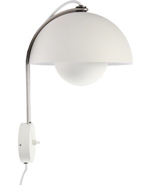 Flowerpot Wall Lamp VP8, Matt White
