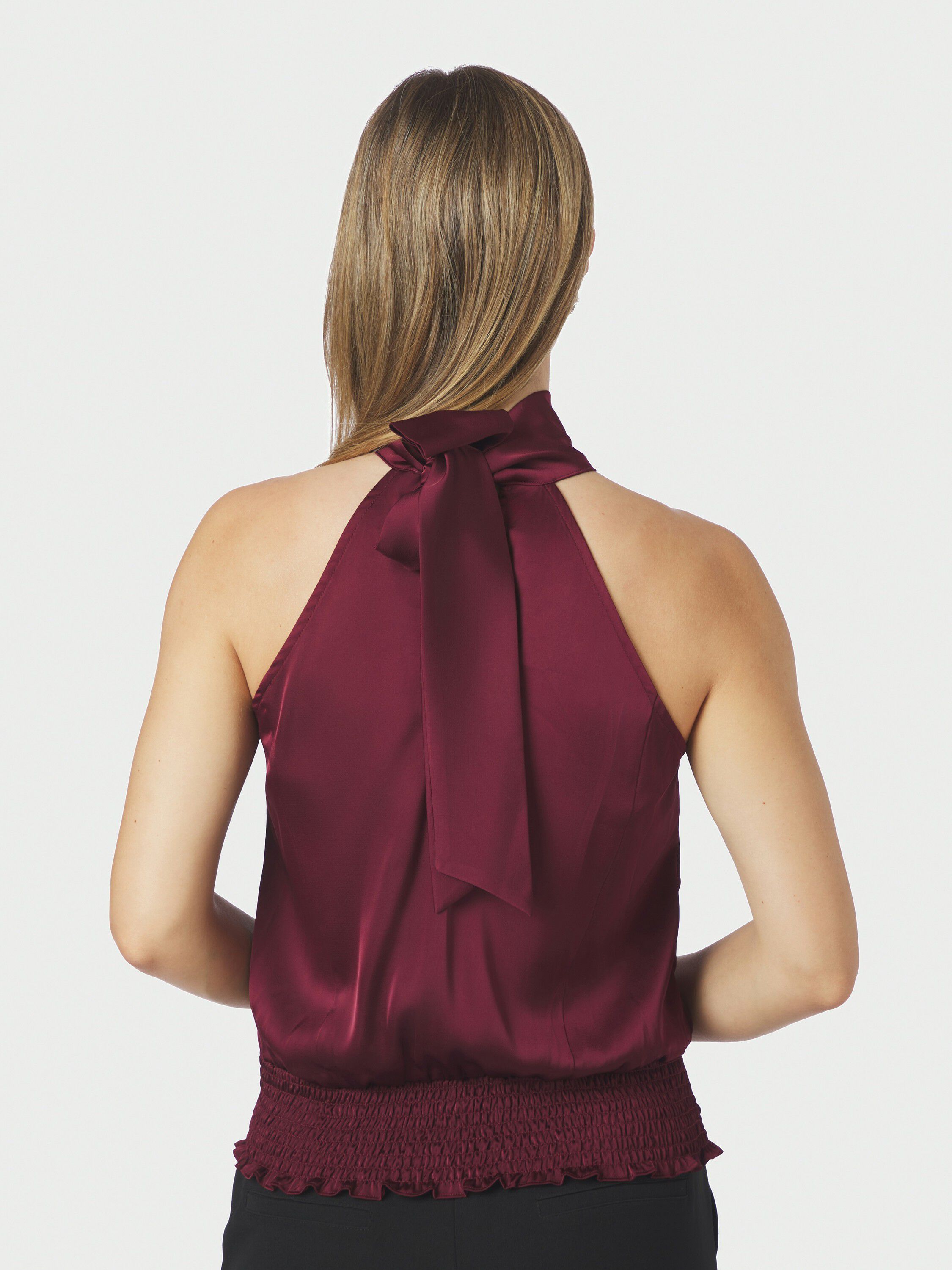 Jos Drapy Satin Top