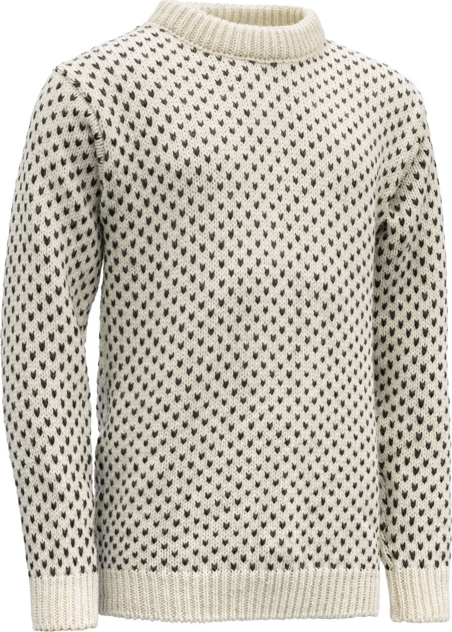 DEVOLD Nordsj&oslash; Sweater, Offwhite/Grey