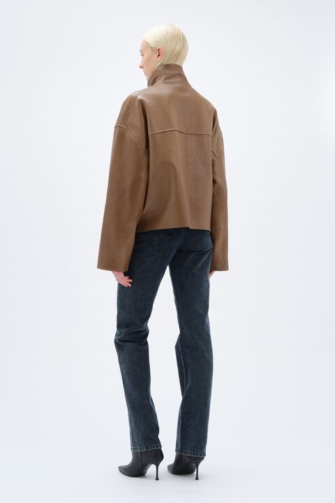 Bonded Leather Jacket