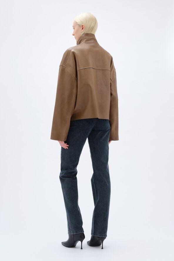 Bonded Leather Jacket